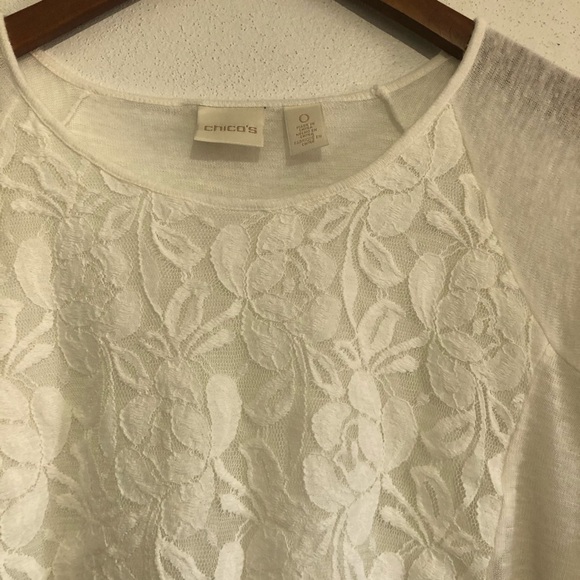 Chico’s‎ lace top - Picture 3 of 5